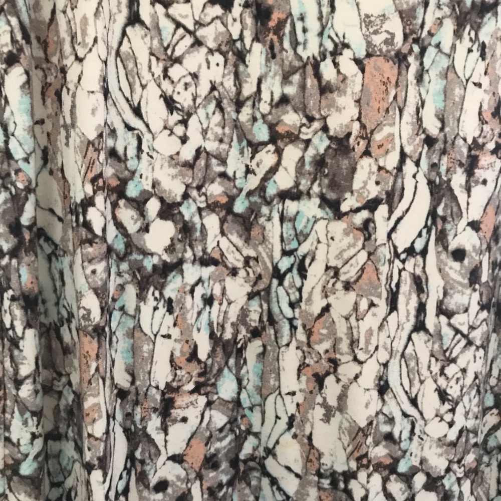 COS Marble Print Short Sleeve Dress XS - Picture 2 of 4